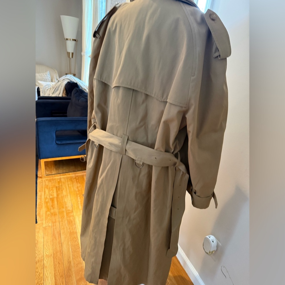 Barneys New York Brown Trench Coat - Picture 2 of 11